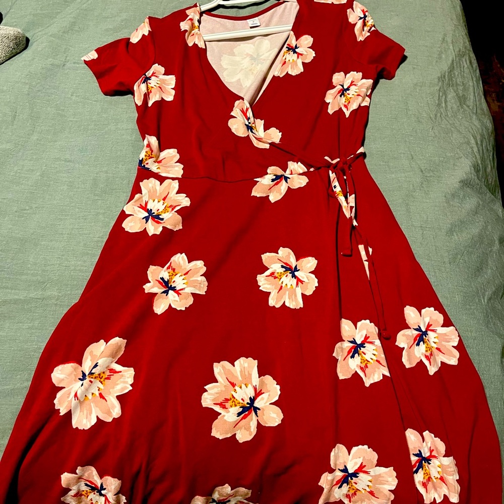 Floral print dress